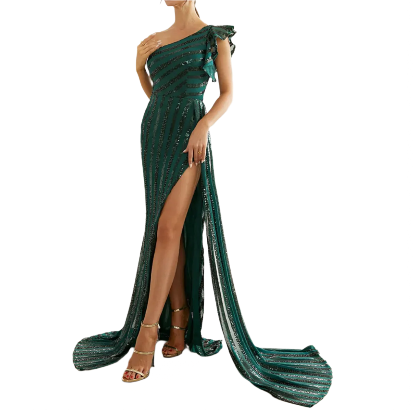 Emerald One Shoulder
