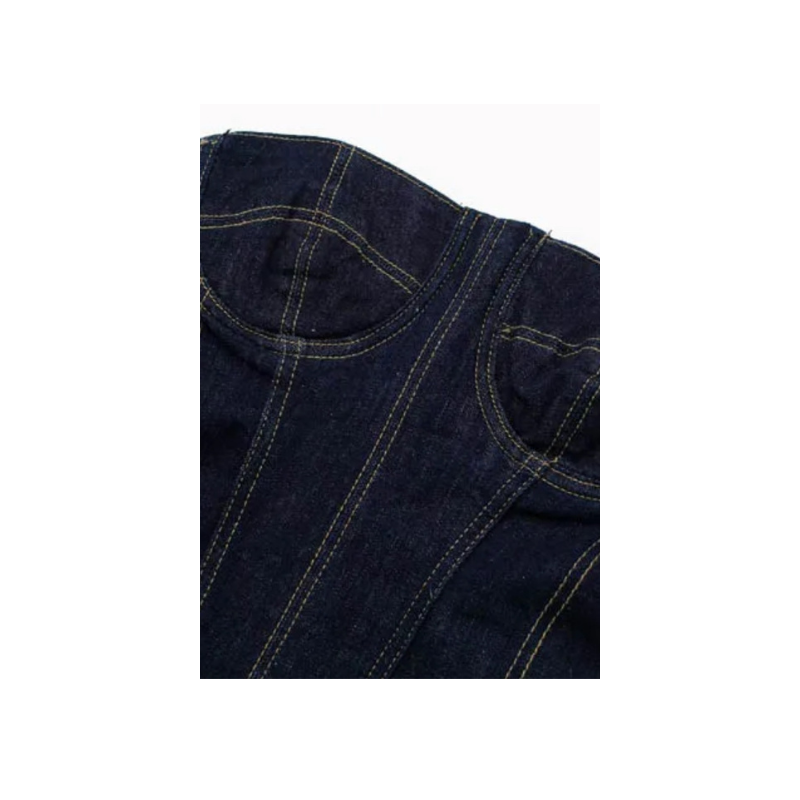 Bustier Denim Dress
