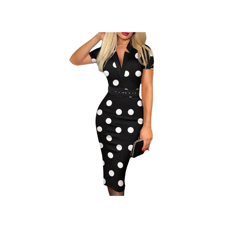 MiDi Belted Dress