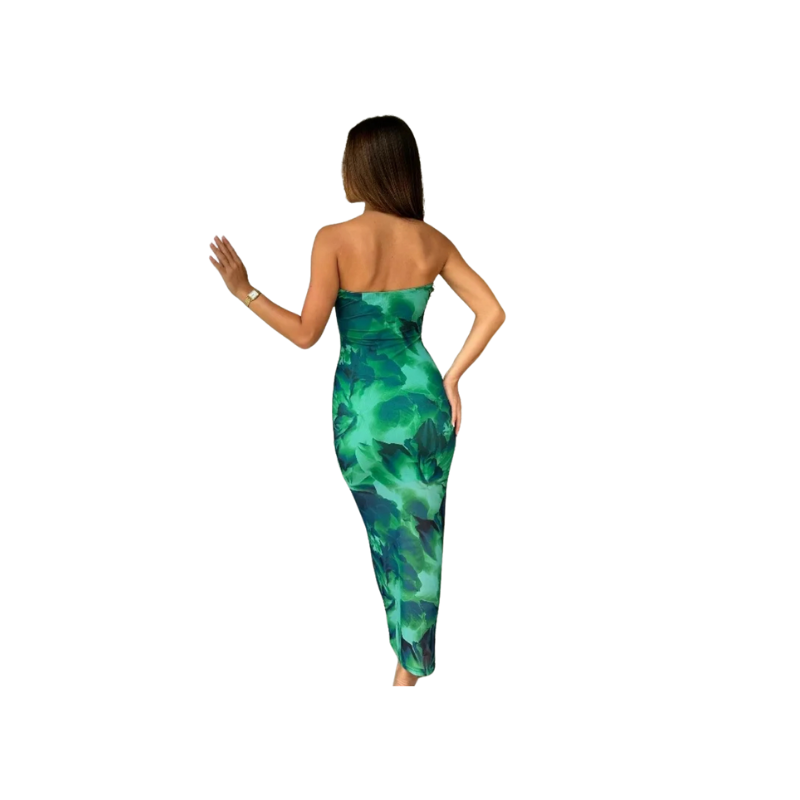 Emerald Tube Maxi Dress
