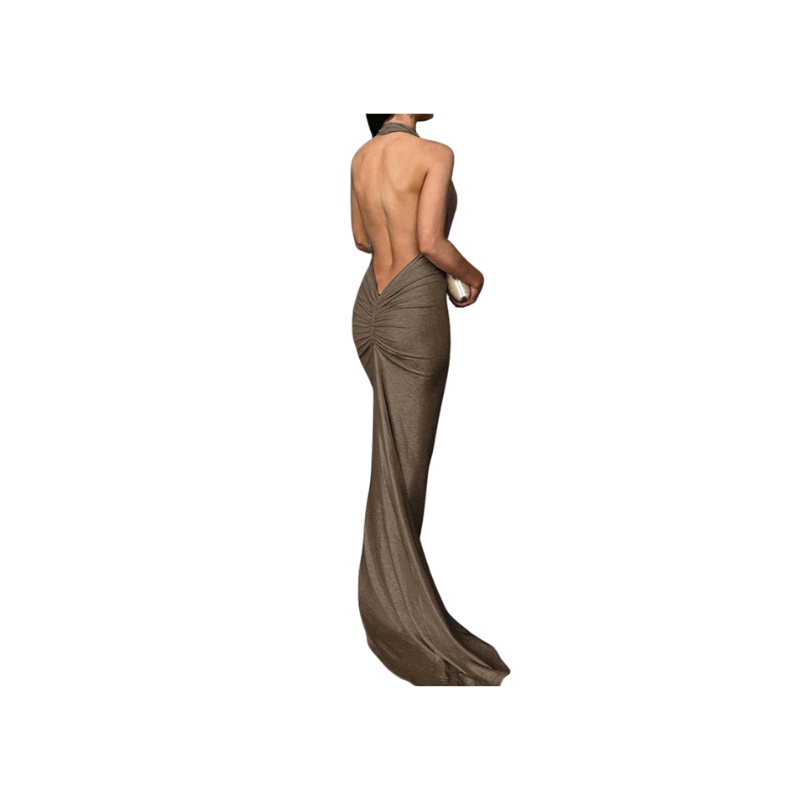 Back Drape Dress