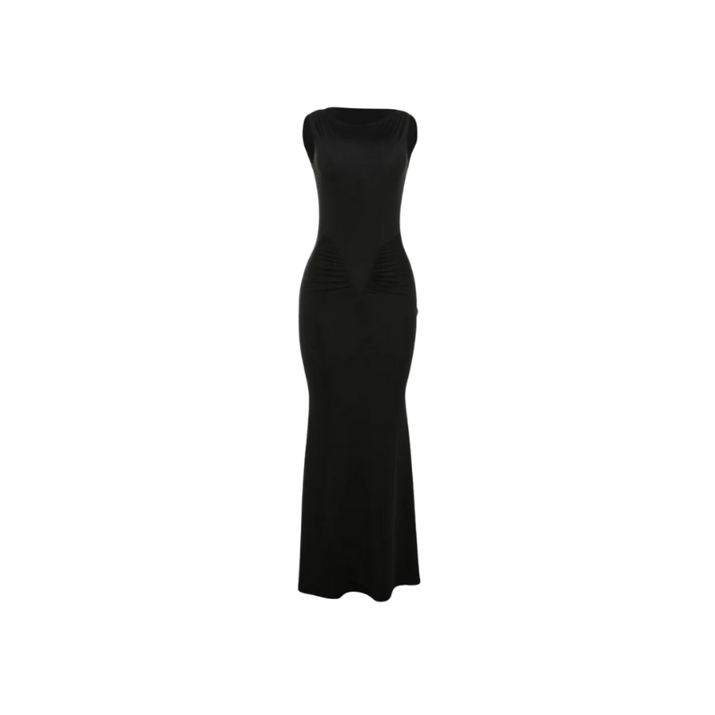 Gathered Bodycon Mermaid Dress