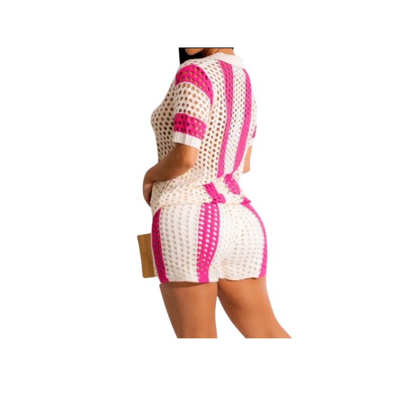 2 Piece Crotchet Short Set