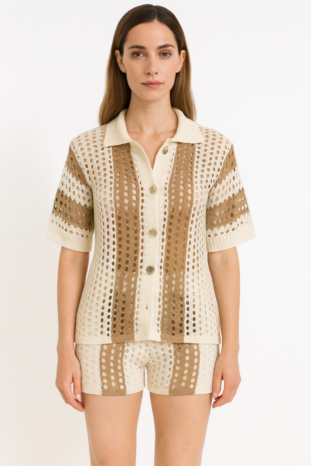 2 Piece Crotchet Short Set