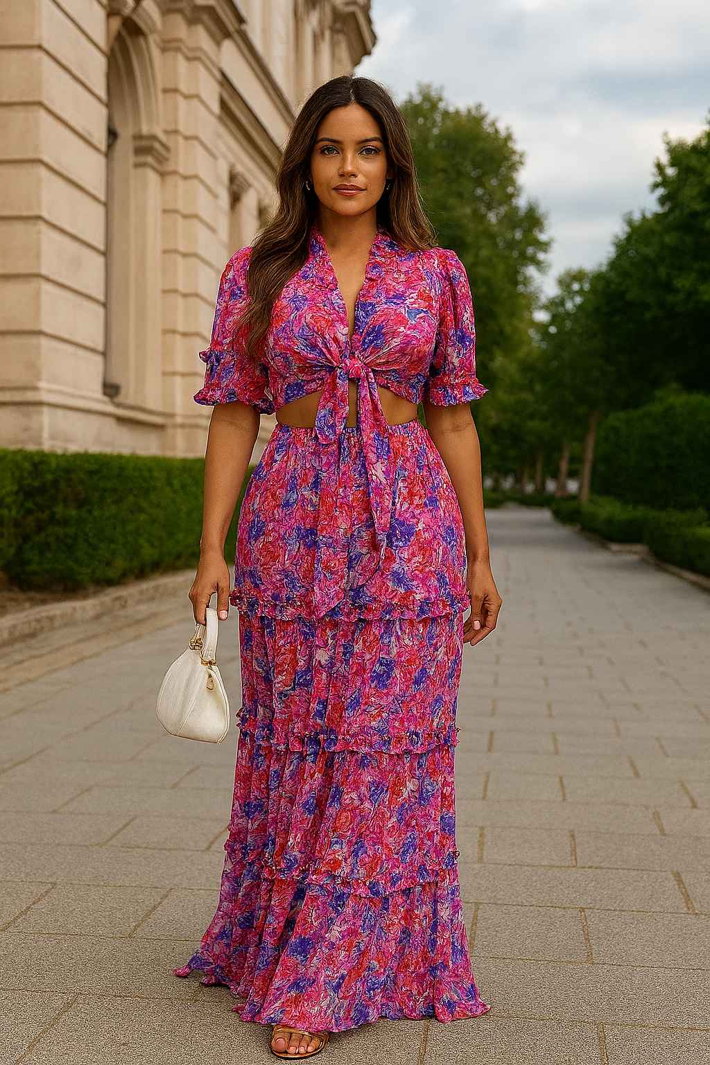 Maxi Skirt Floral Set