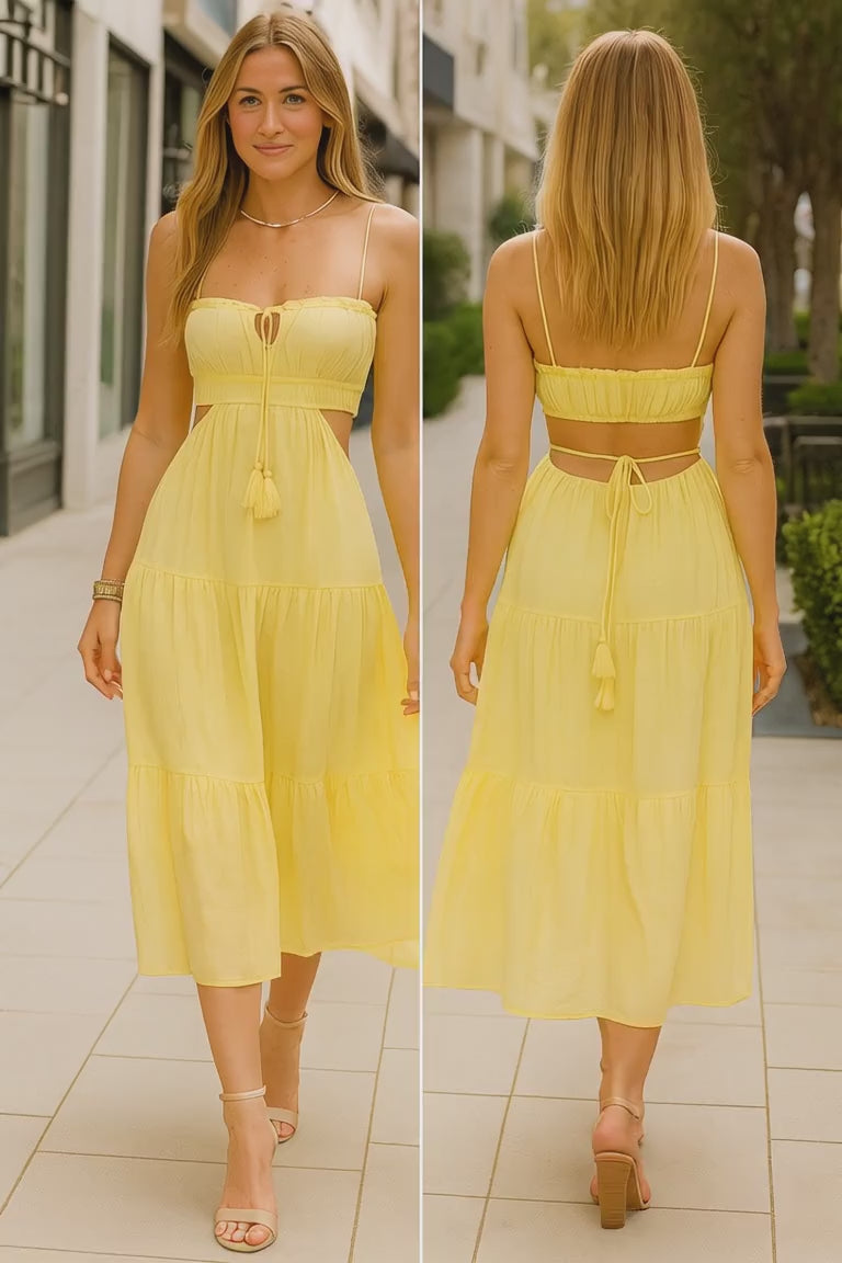 Drawstring Top Dress