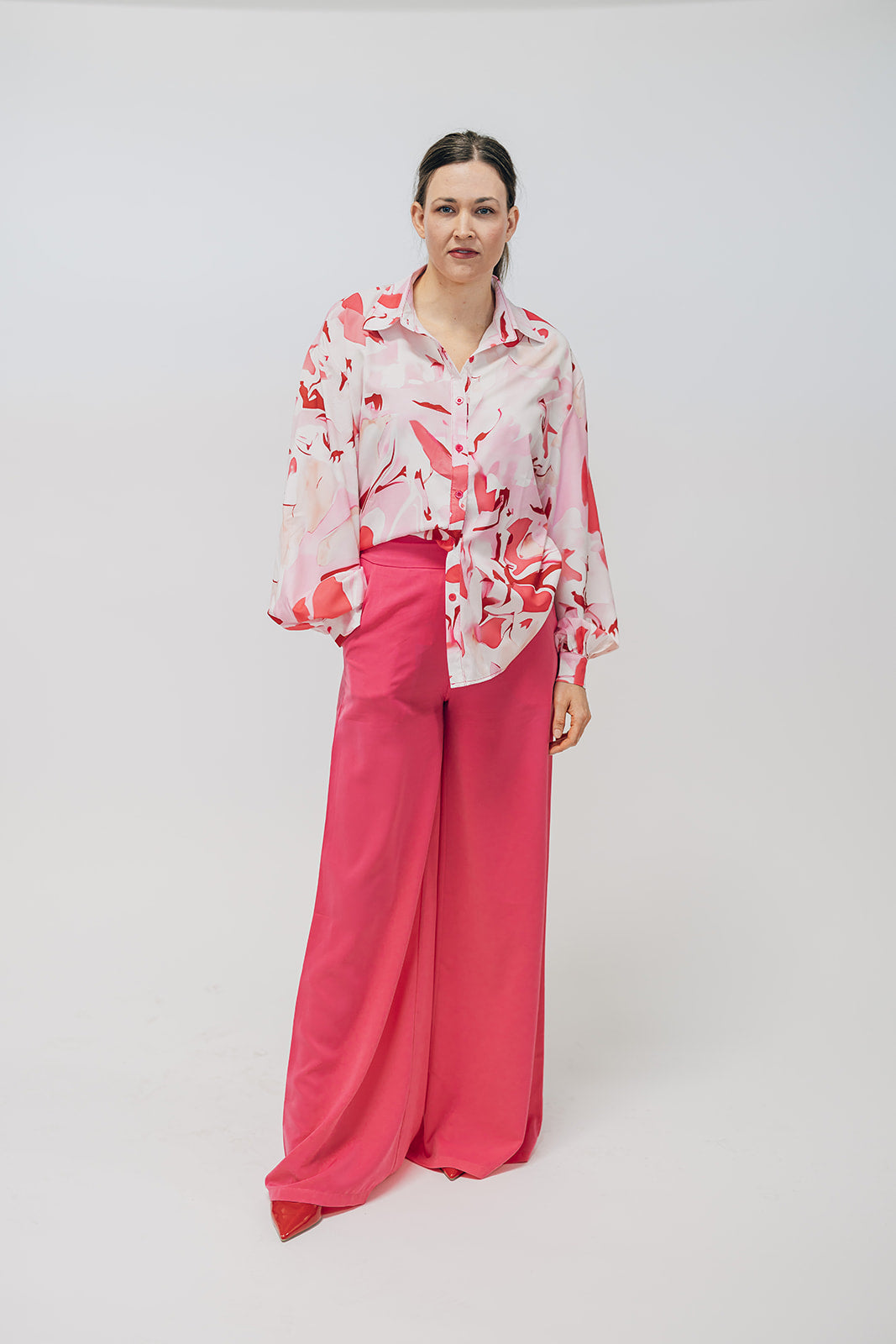 Loose Print Blouse