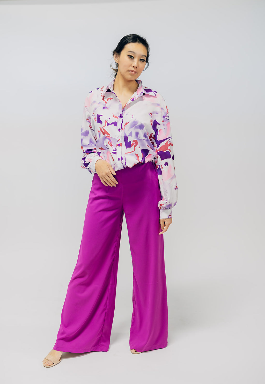 Loose Print Blouse