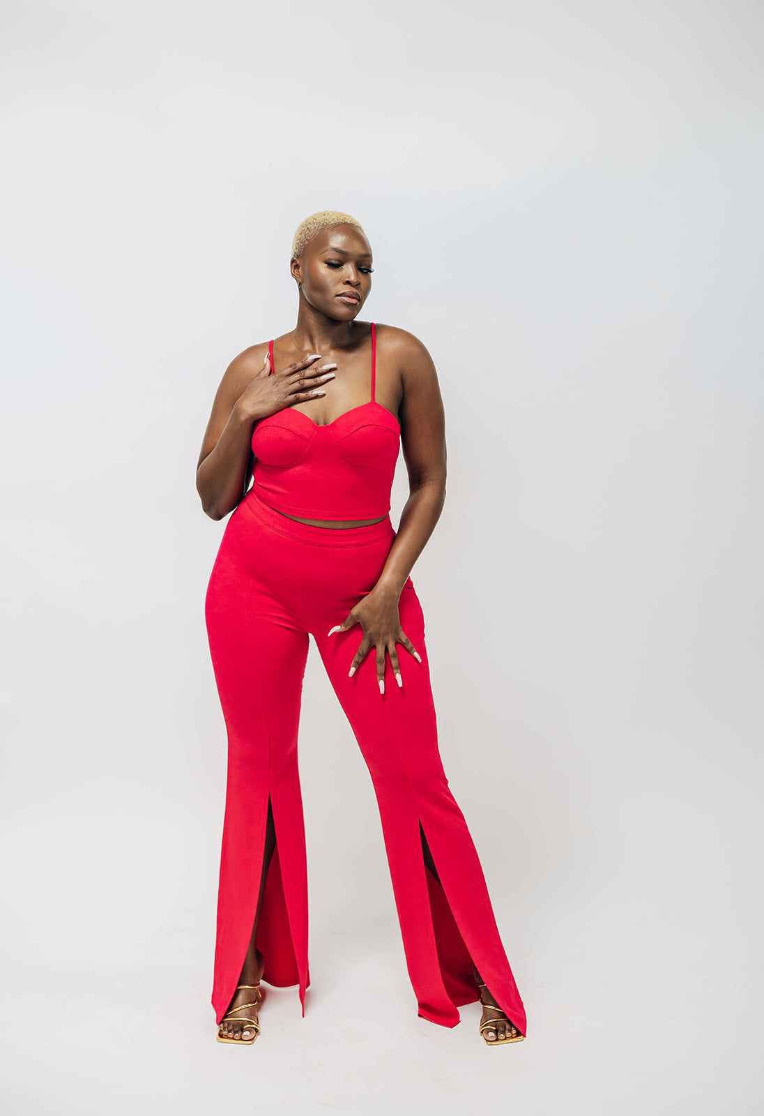 Vented Pant Set