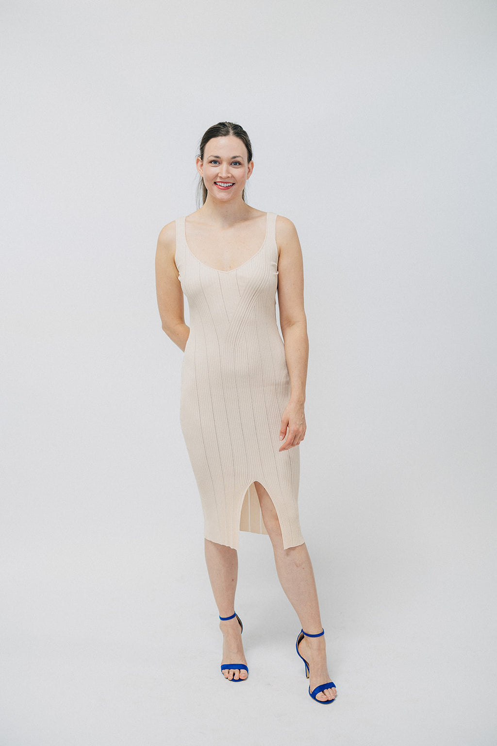 Vent Front Dress