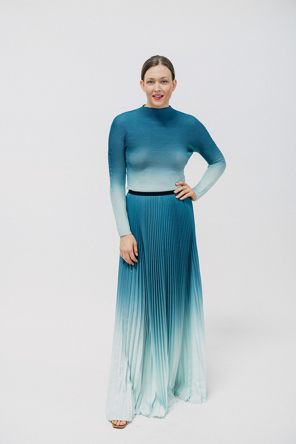 Pleated Skirt Set