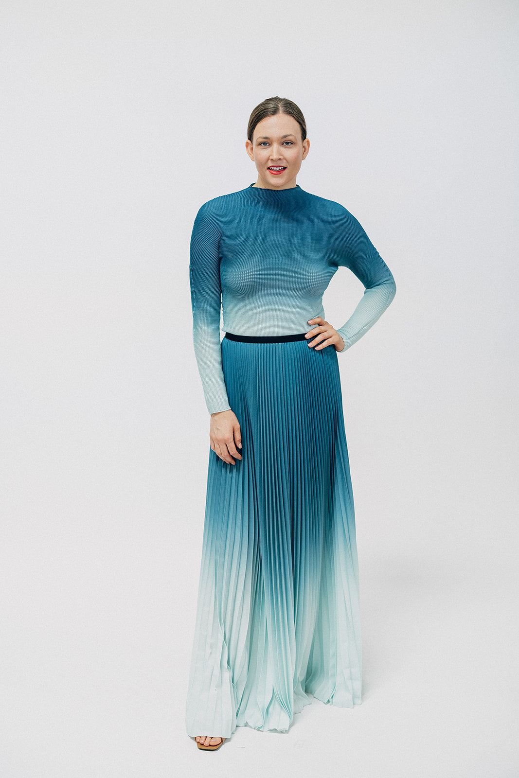 Pleated Skirt Set