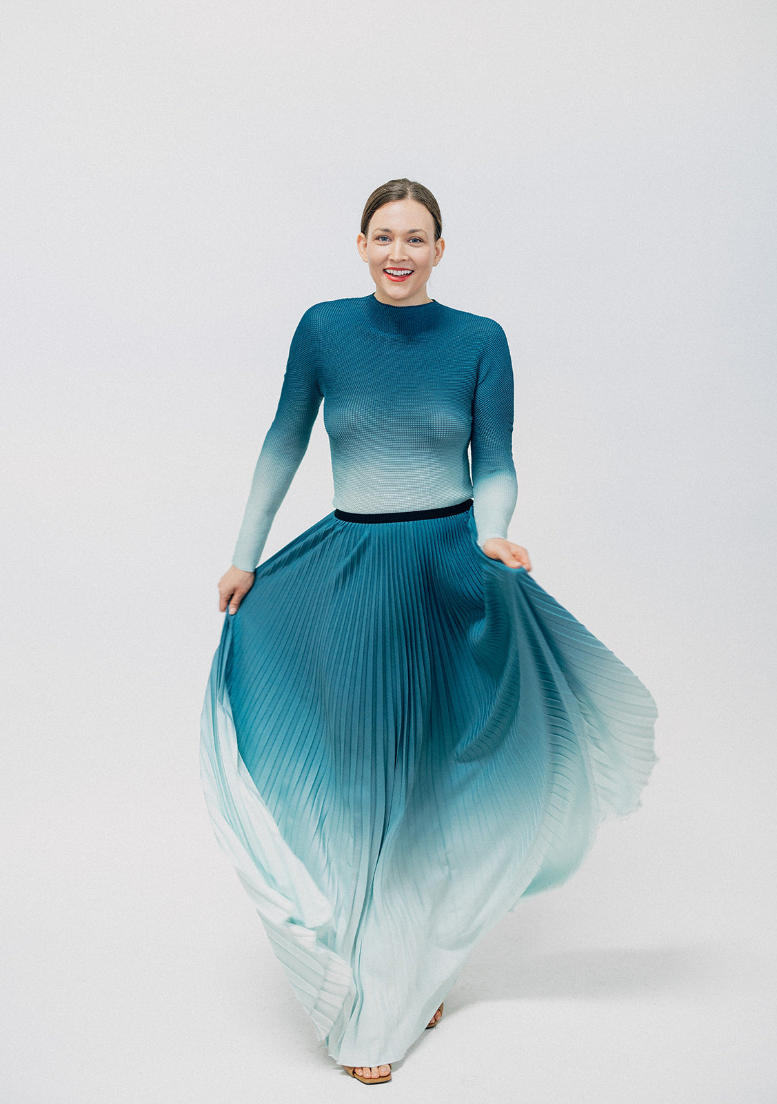 Pleated Skirt Set