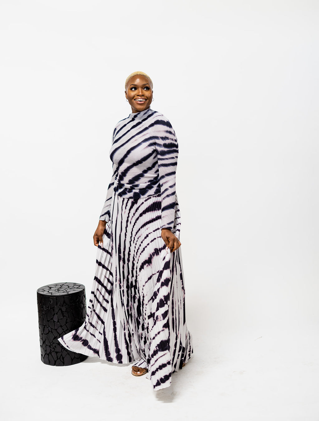 Pleated Skirt Set