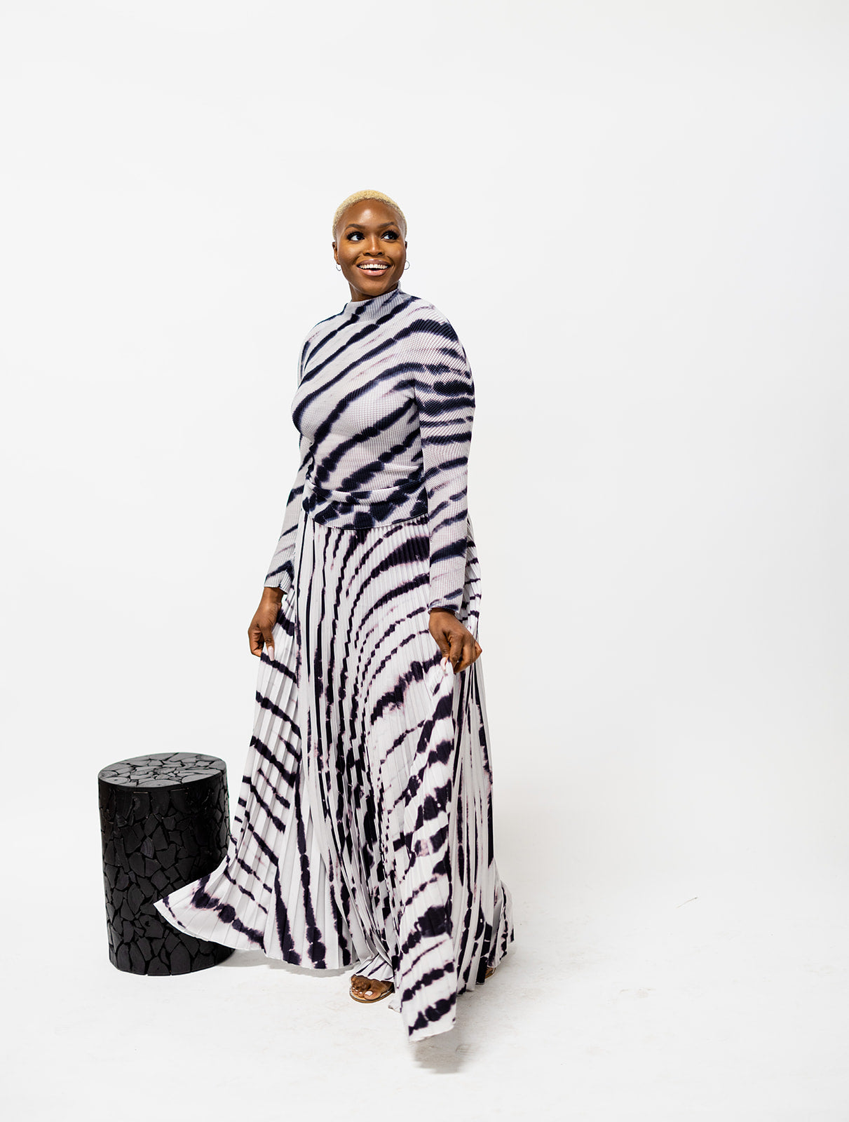 Pleated Skirt Set