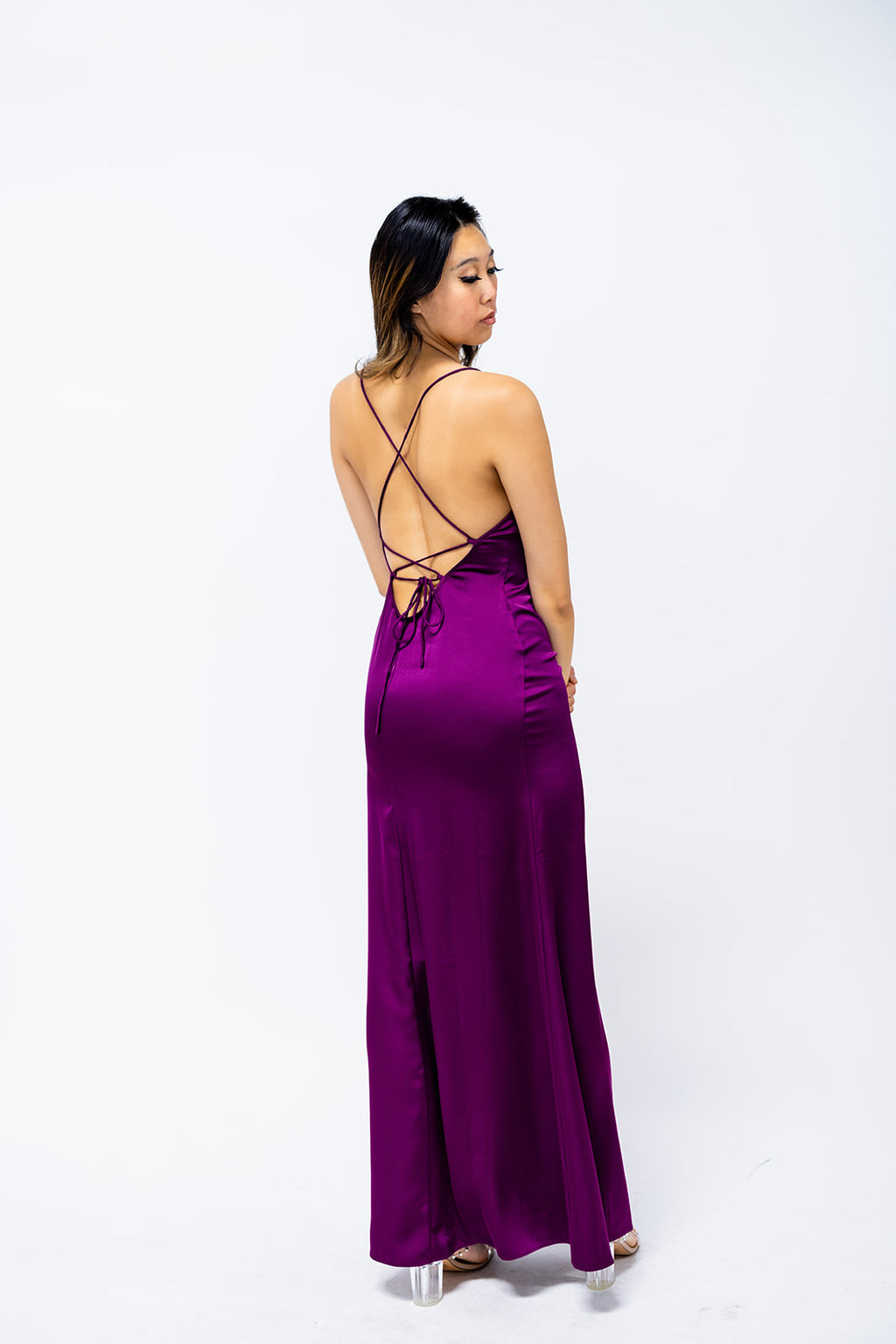 Open Back Slip Dress