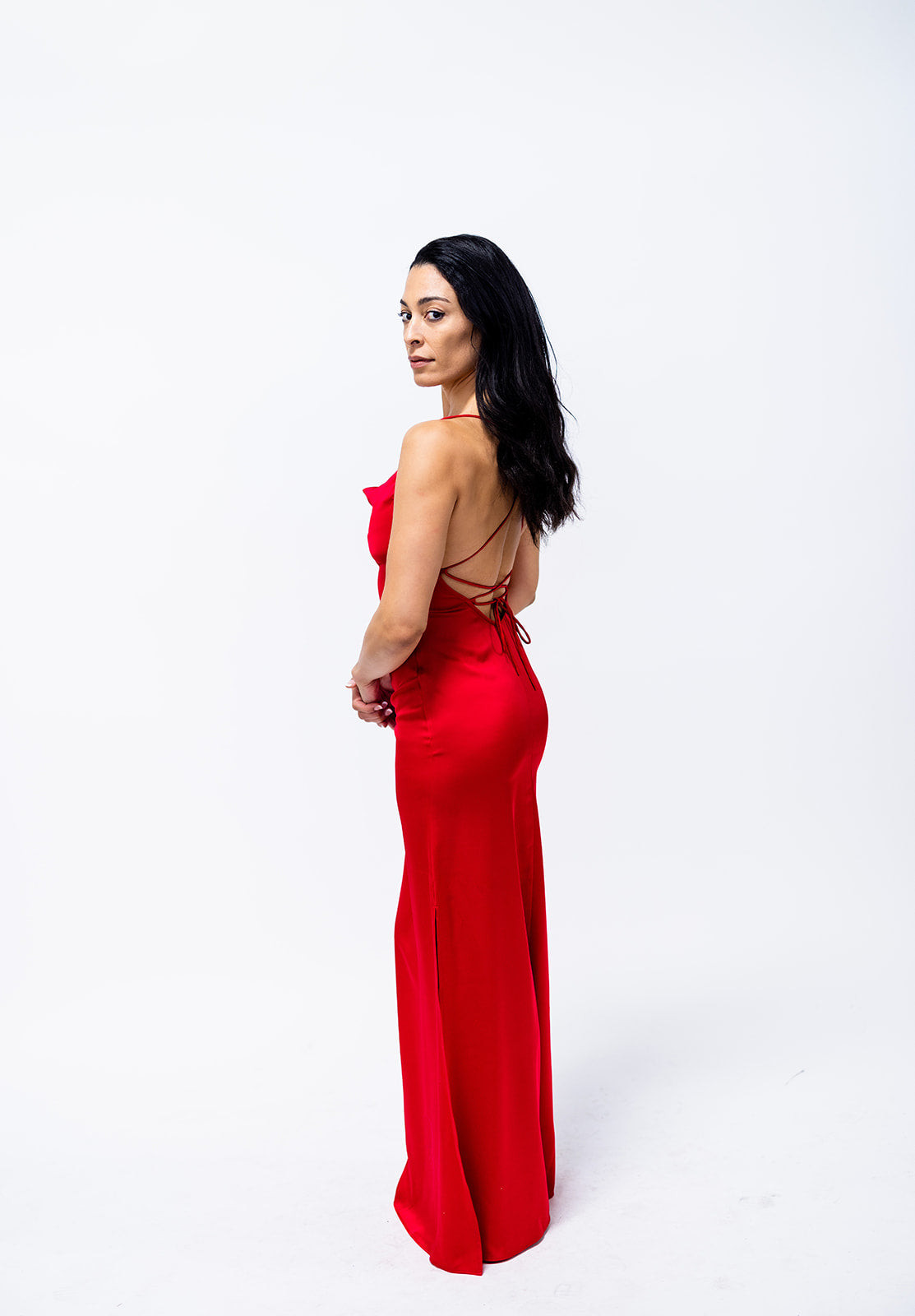 Open Back Slip Dress