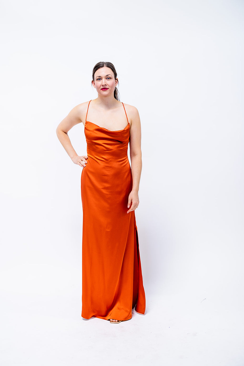 Open Back Slip Dress