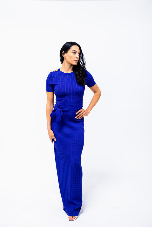 Zip-Up/Down Knit Dress