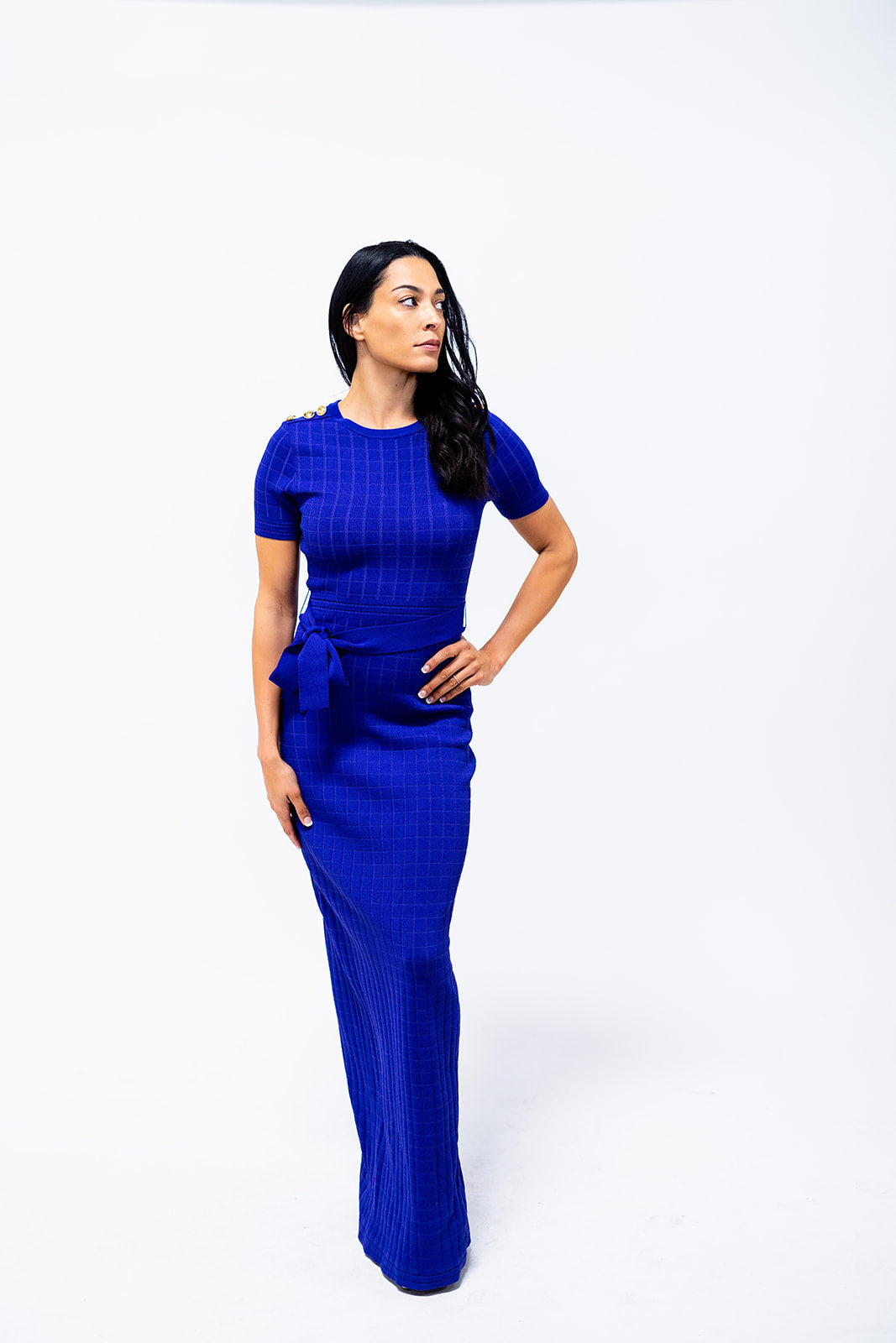 Zip-Up/Down Knit Dress