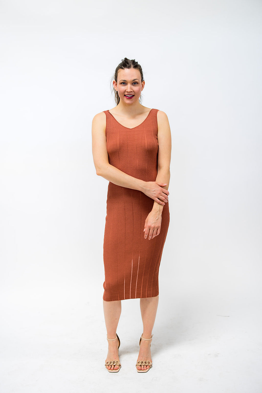 Vent Front Dress