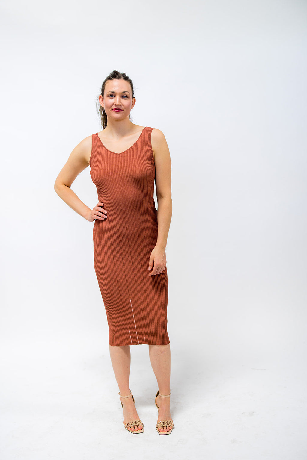 Vent Front Dress