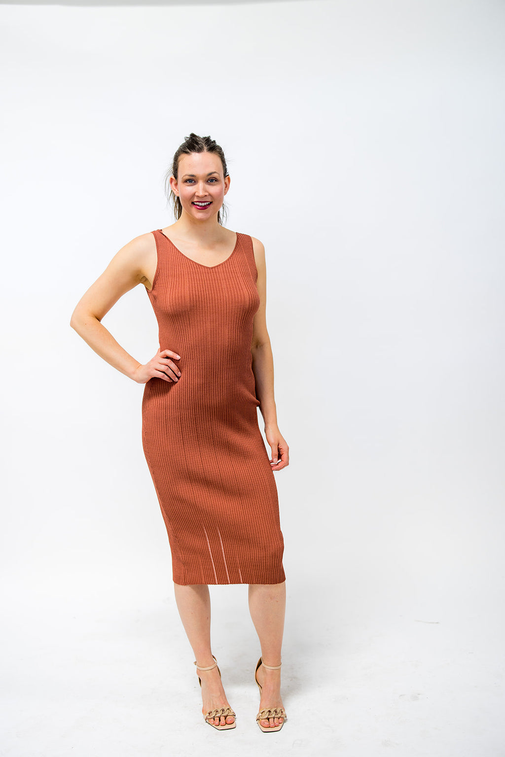 Vent Front Dress