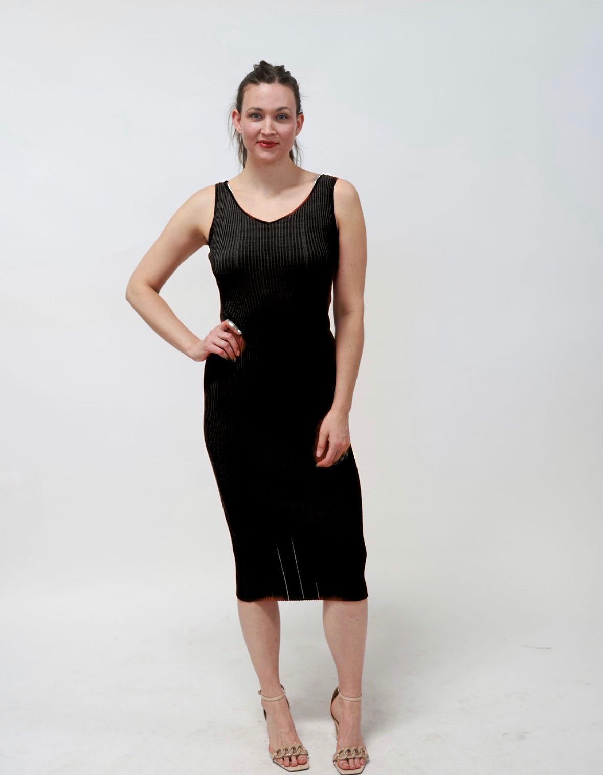 Vent Front Dress