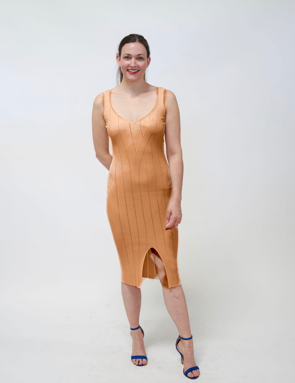 Vent Front Dress